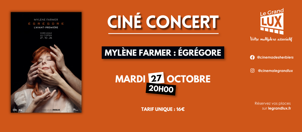 actualité MYLENE FARMER EGREGORE AVP