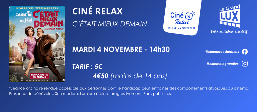 actualité Cine relax