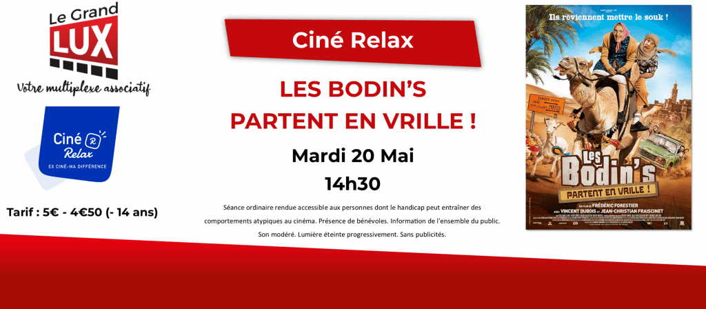 actualité cine relax