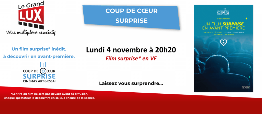 actualité Coup de coeur surprise lundi